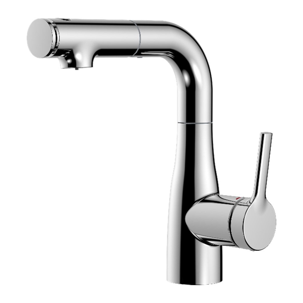 Three-Function Pull-Out Basin Faucet